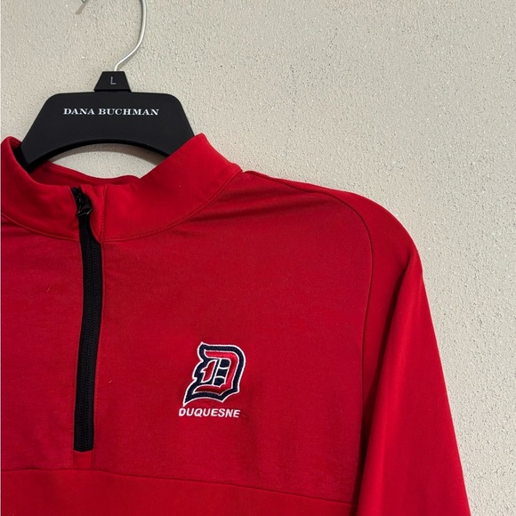 Adidas Duquesne Dukes Red Quarter Zip Pullover Women’s Small NCAA Game Day Top - Picture 3 of 4